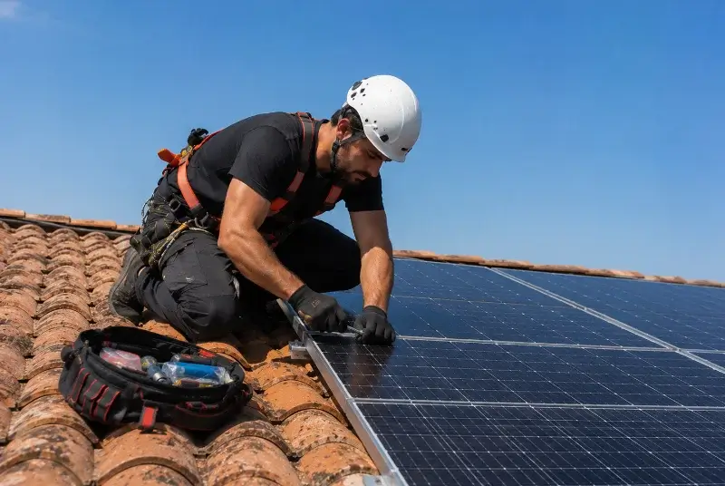 Maintenance et monitoring de panneaux solaires à Clarafond-Arcine